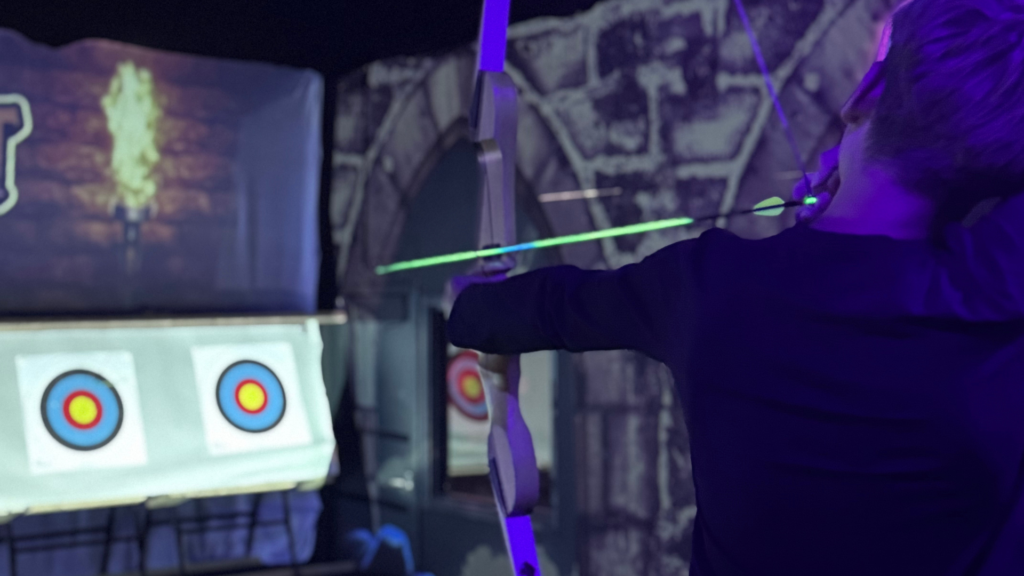 Glow-in-the-dark Boogschieten